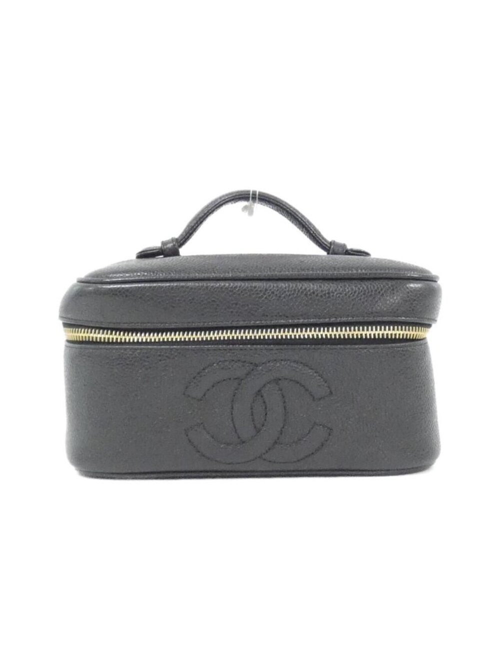 Chanel Vintage Bag Handbag Black